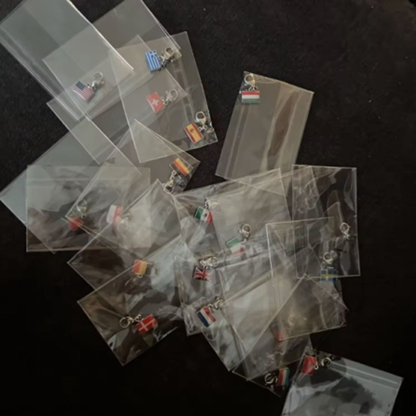 Customized 10mm National Country Flags Stainless Steel Charms