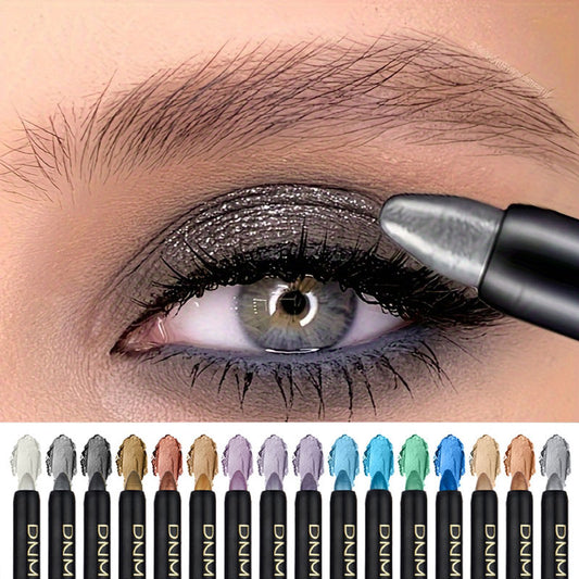 16 Colors Pearlescent Waterproof Eyeliner - Long-Lasting Shine