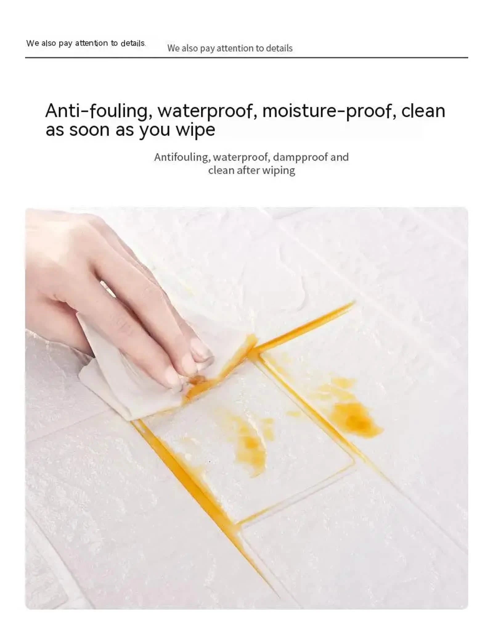 3D Self-Adhesive Antique Foam Brick Wallpaper