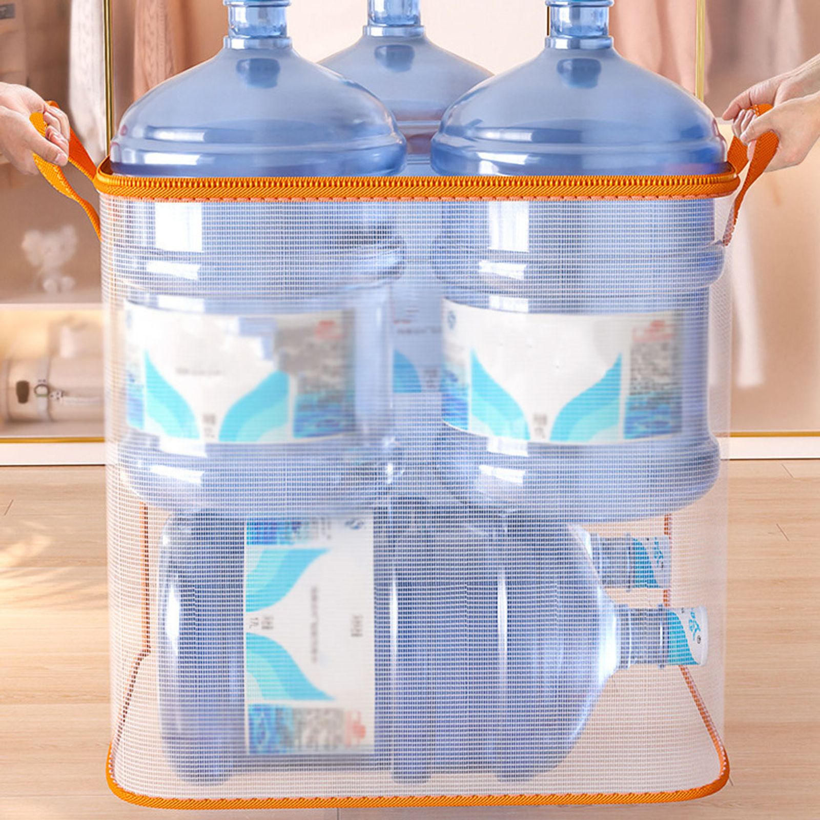 Transparent Plastic Storage Bag for Blankets and Bedding