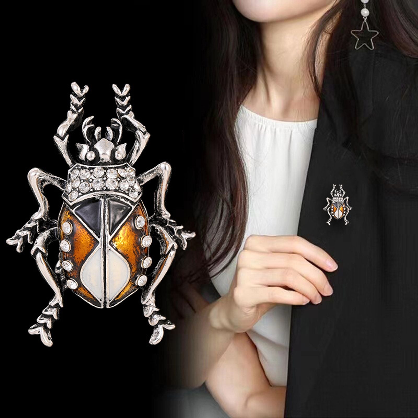 Creative Insect Brooch Pins - Multicolor Animal Series