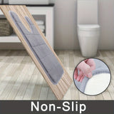 U-Shaped Memory Foam Bathroom Mat