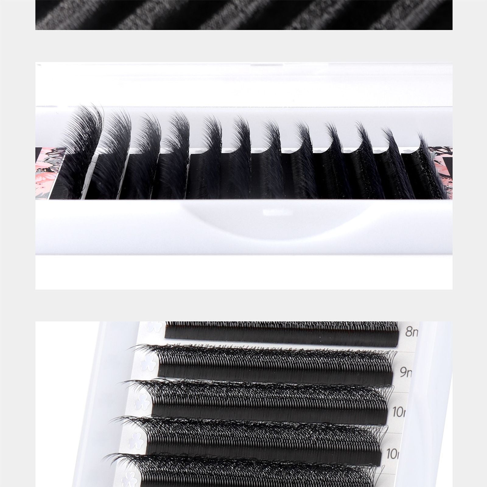 Befer W Shaped Fake Eyelash Extensions - 3D to 6D Variants