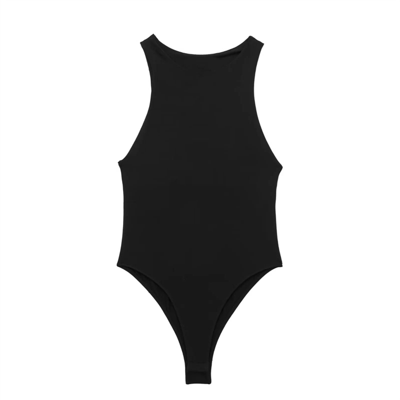 Women's White Sleeveless Bodysuit - Summer Essential