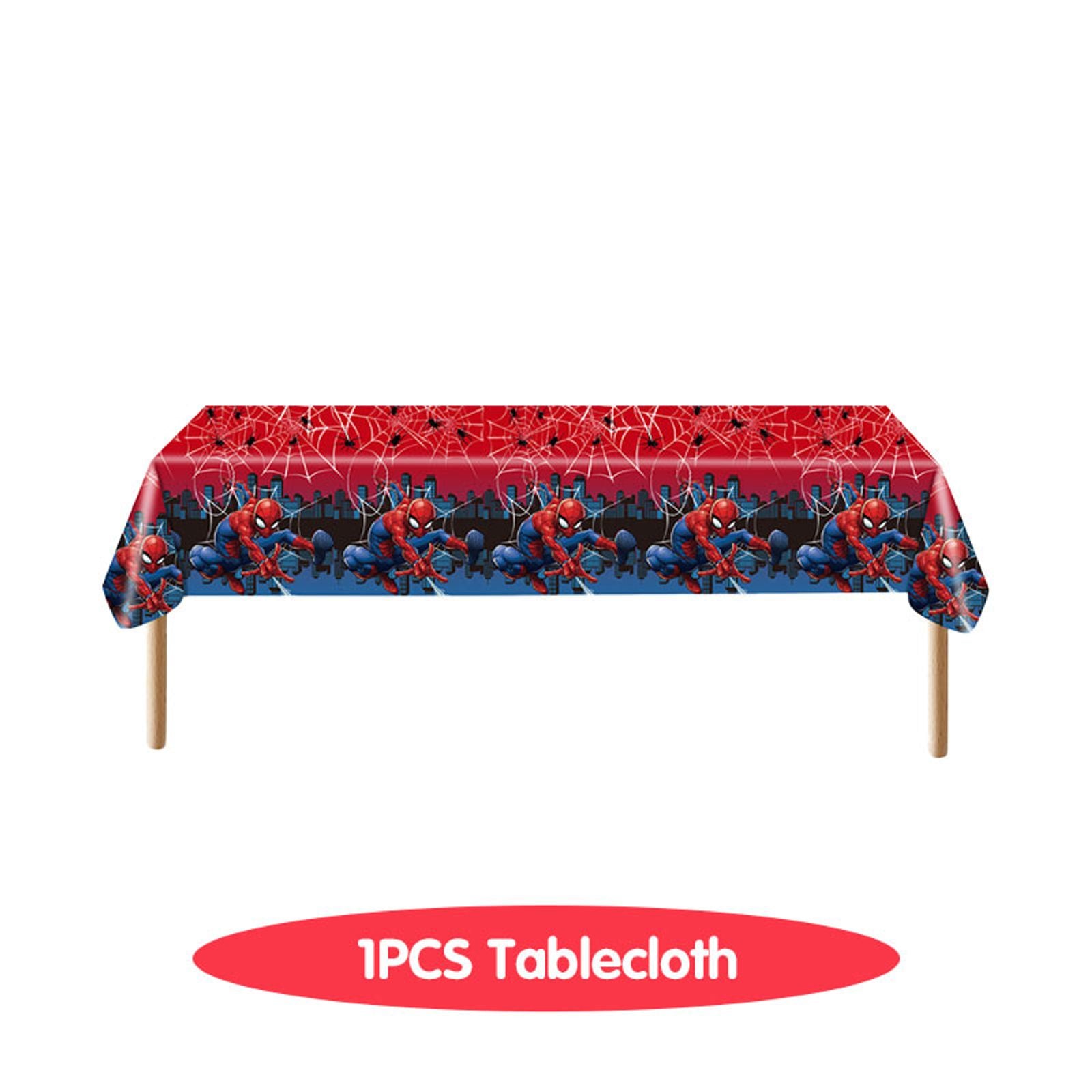 Spiderman Birthday Tableware Set for Kids