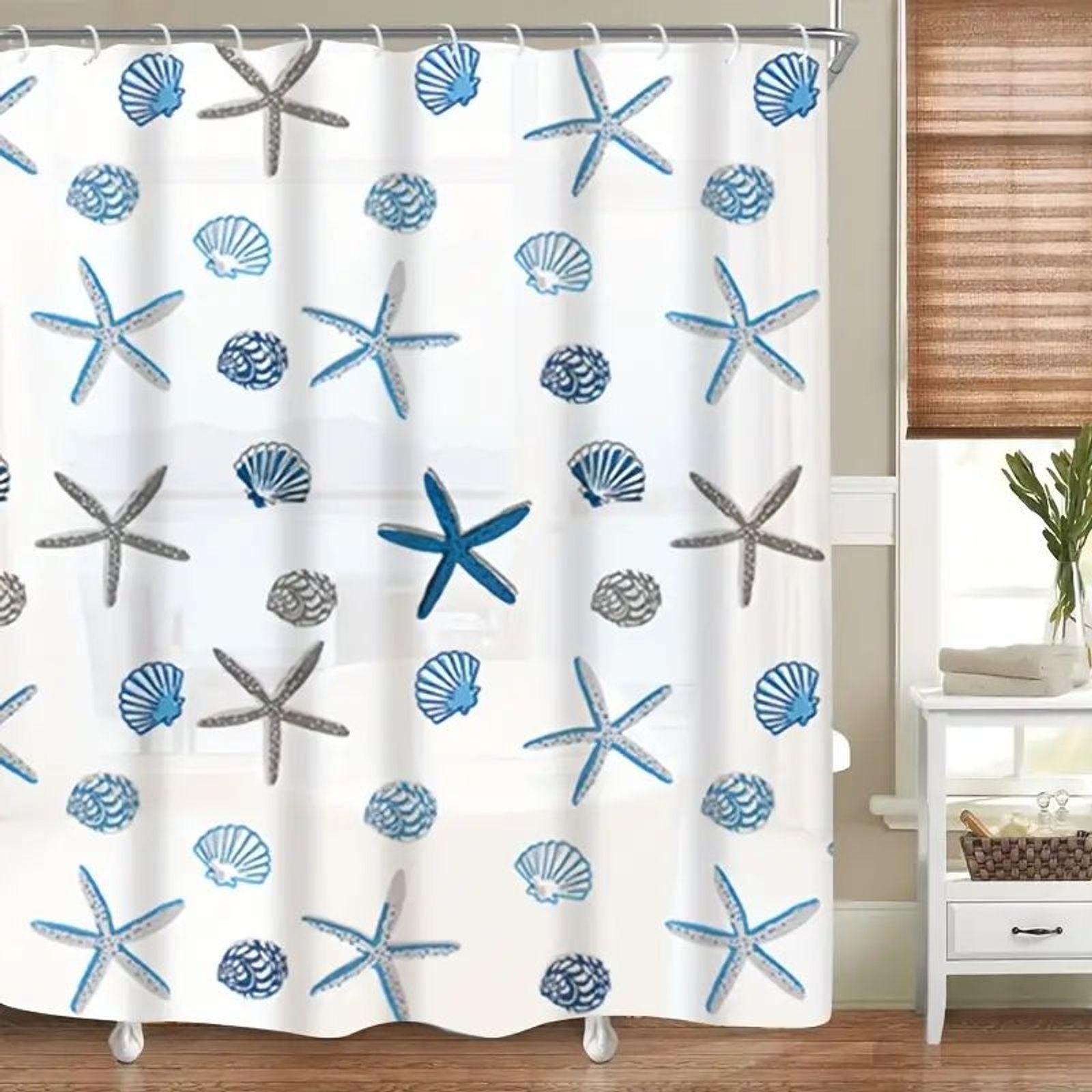 Waterproof PEVA Shower Curtain with Pattern