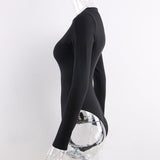 Sexy Y2K Women’s Long Sleeve Cotton Bodysuit