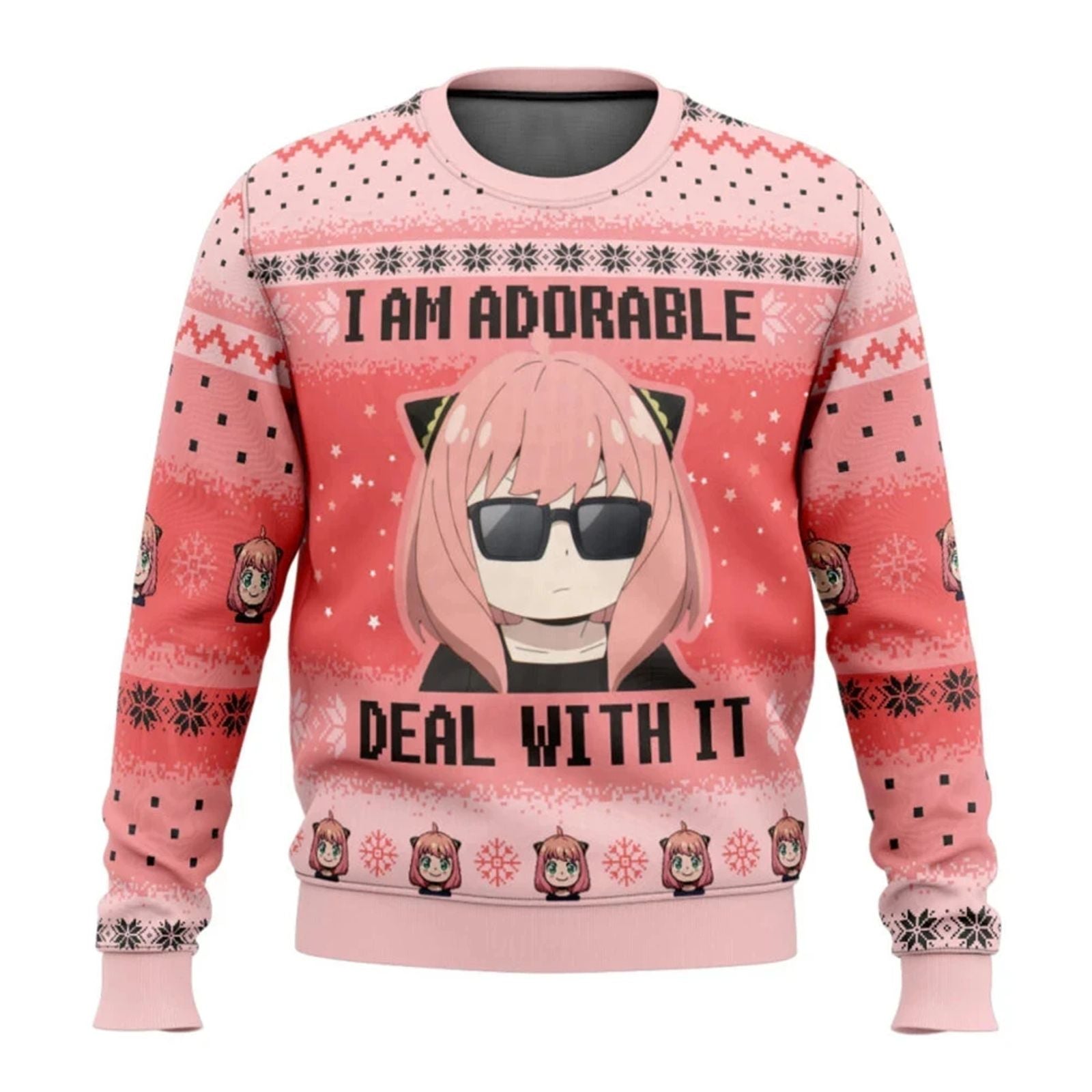 Anime Spy Family Cute Merry Christmas Hoodie