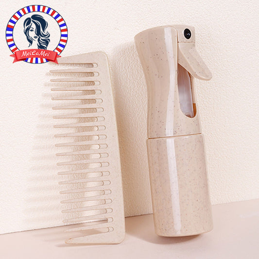 Hair Styling Tools Set - Brush, Comb & Spray Bottle