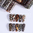 Leopard Print Nail Foil Stickers for DIY Manicure