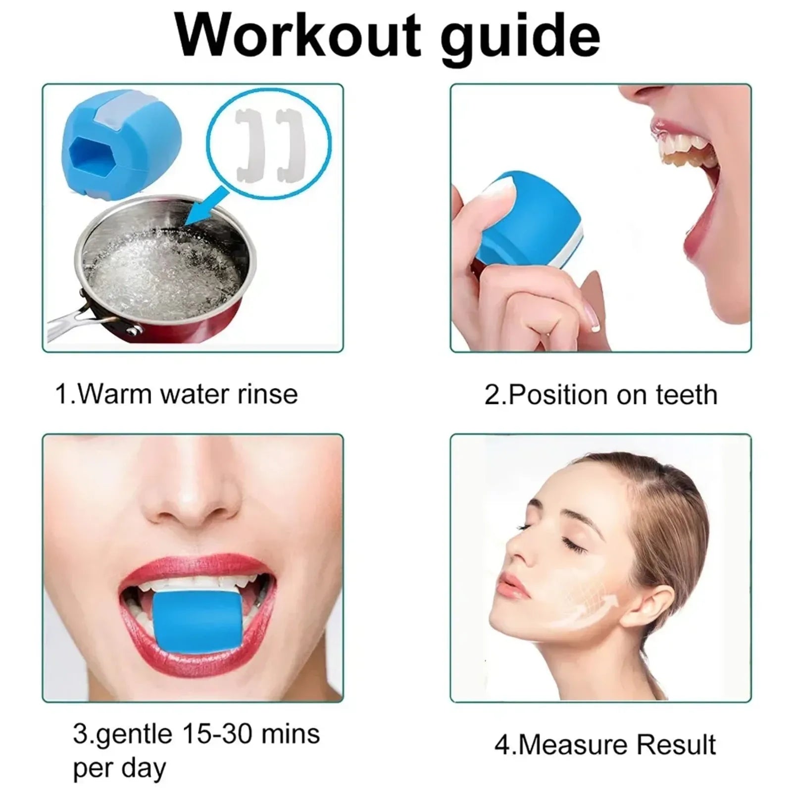 Facial Muscle Exerciser Chew Ball for V-Shaped Face Lift
