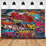 Street Graffiti Wall Background Banner for Photography
