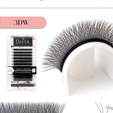 Befer W Shaped Fake Eyelash Extensions - 3D to 6D Variants