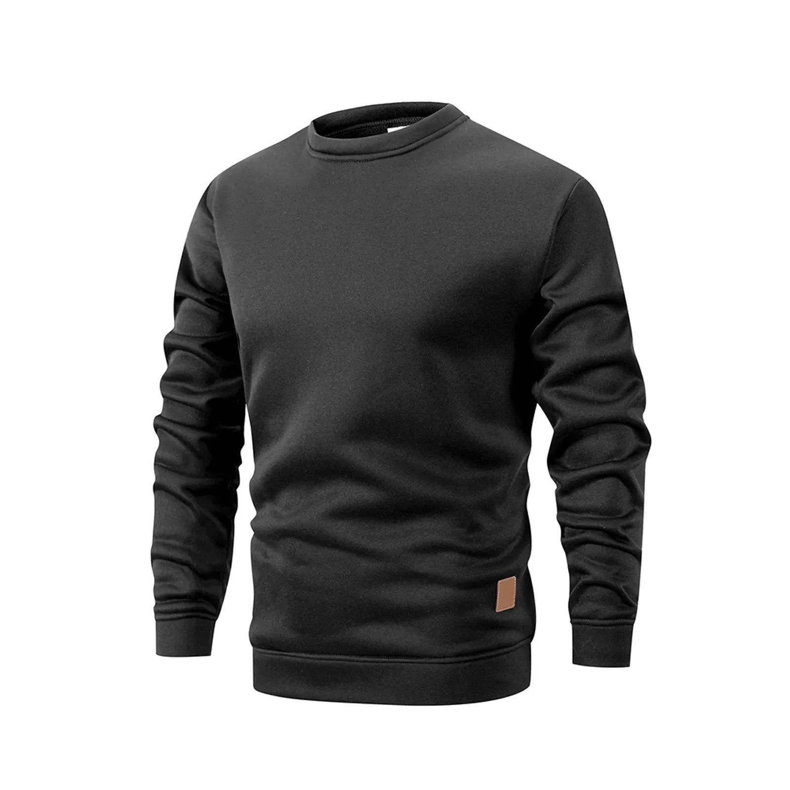 Men's Casual Round Neck Long Sleeve Pullover Sweatshirt