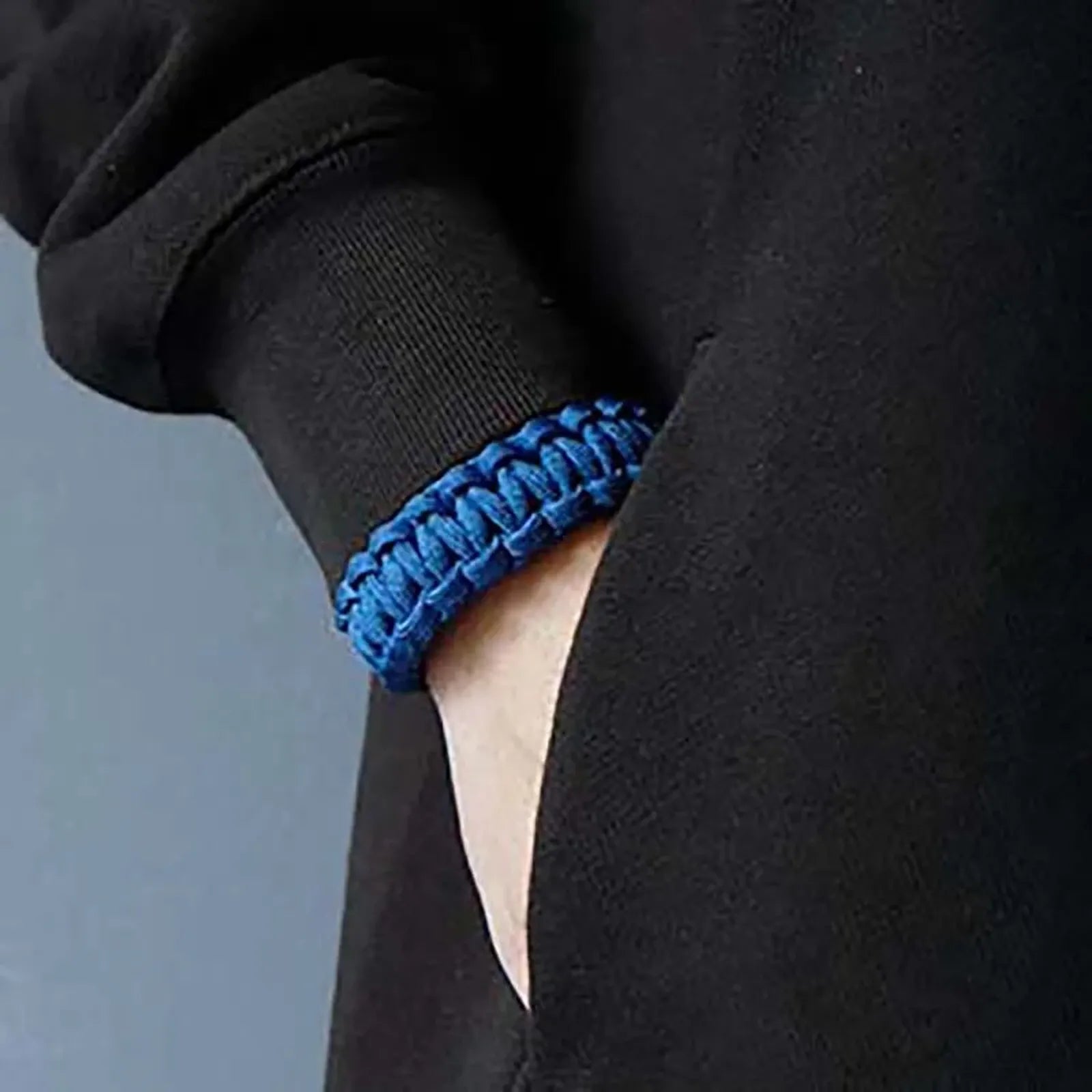 Adjustable Life-Saving Emergency Hand-Woven Wristband