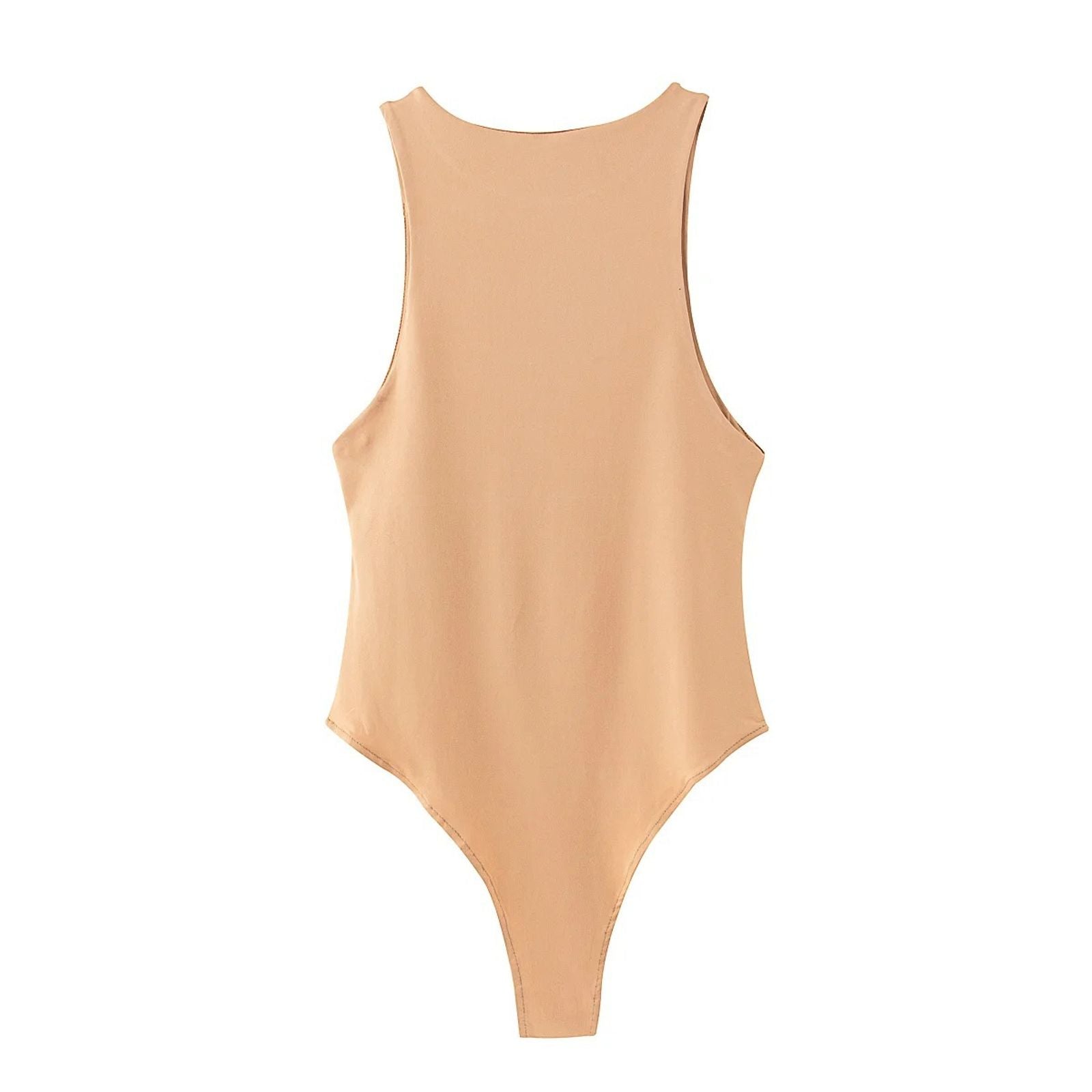 Summer Solid Bodycon Bodysuits for Women