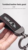 Suede Keychain Ring for MINI Cooper