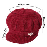 Fashion Knitted Windproof Hat with Ear Guards