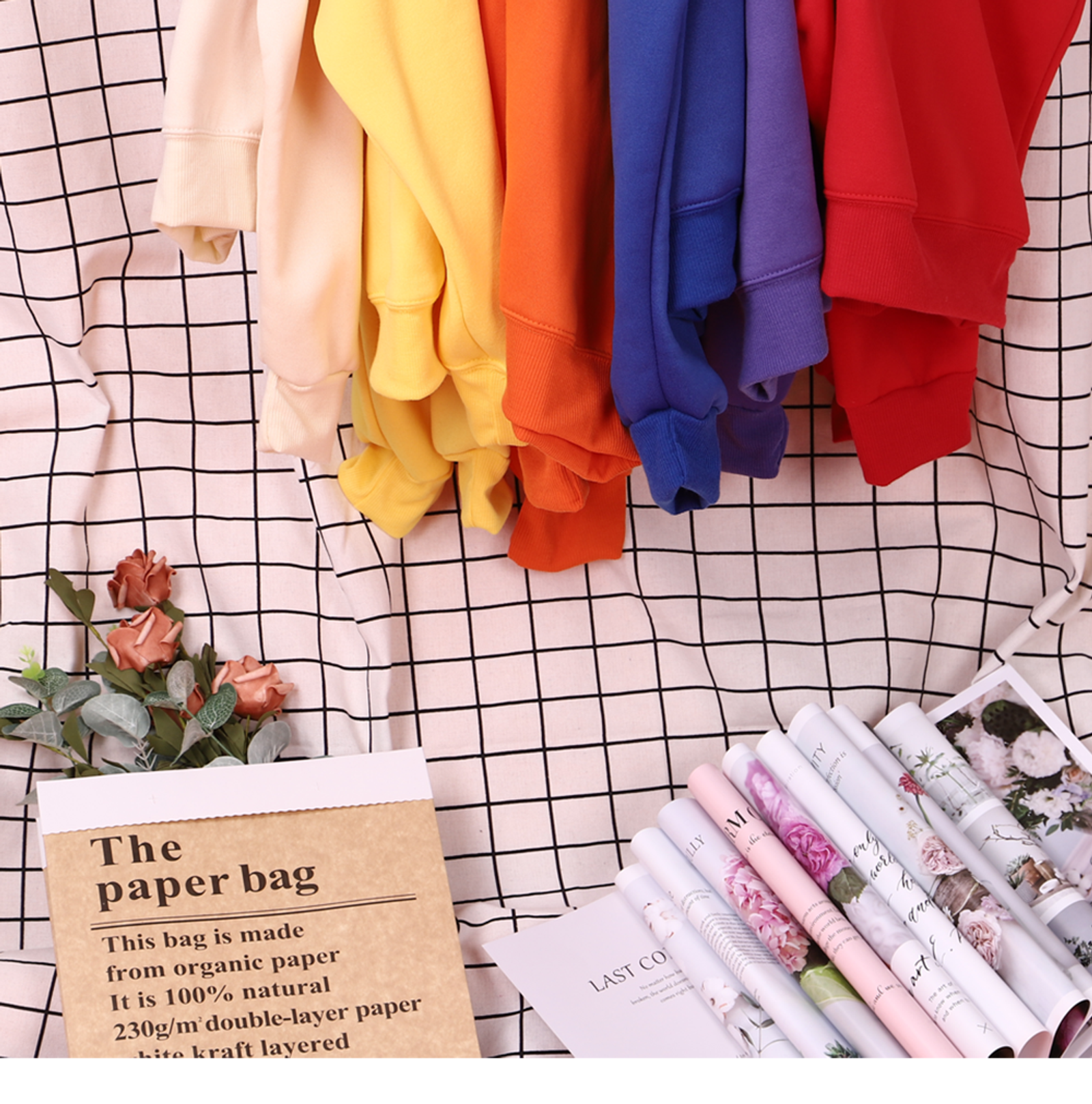 Women's Cute Strawberry Rabbit Printed Hoodie