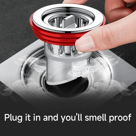 Odor Proof Floor Drain Valve - Backflow Preventer for Showers