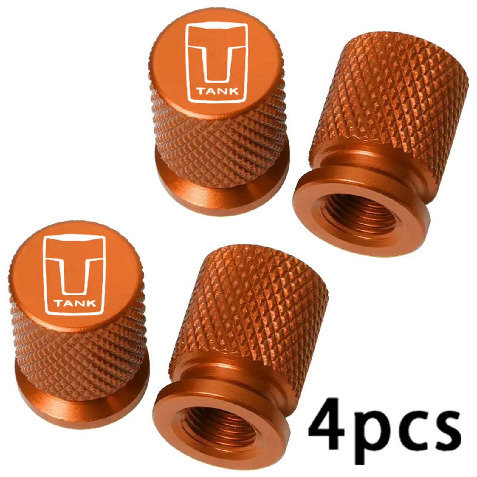 4PCS Colorful Car Tire Valve Caps
