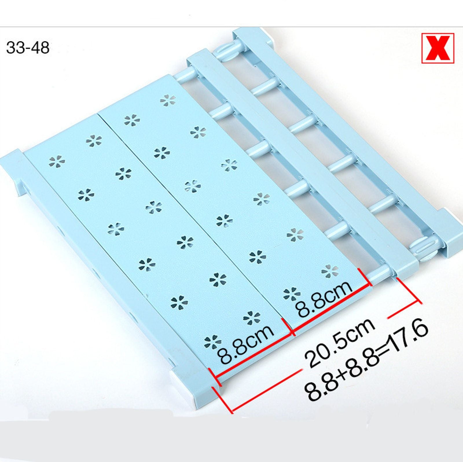 Adjustable Wall-Mounted Closet Organizer Shelf