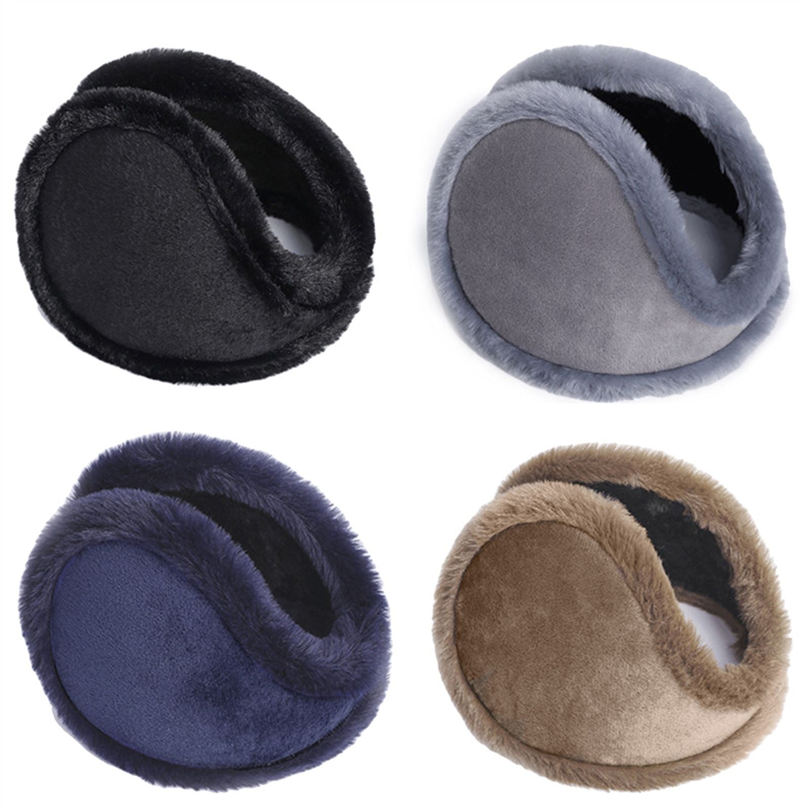 Soft Plush Ear Warmers for Cold Weather Protection