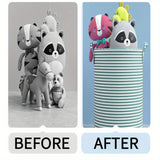 Foldable Minimalist Striped Laundry Basket