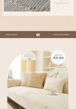 Non-Slip Plush Sofa Cover for Winter Comfort