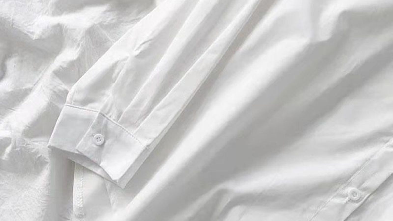 Japanese Style Oversized Long Sleeve White Shirt for Women