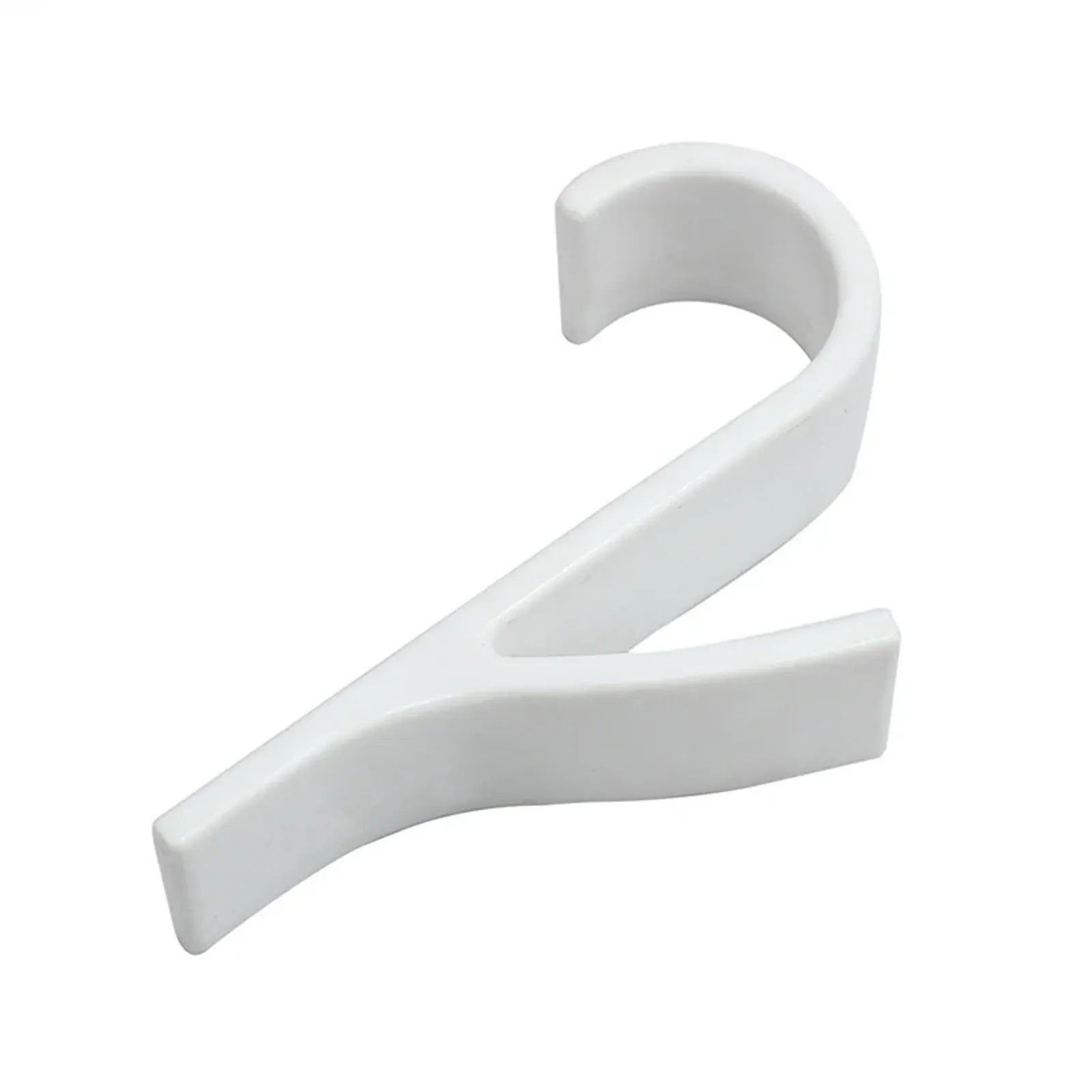 White Clear Hanger Clips for Towels and Scarves