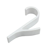White Clear Hanger Clips for Towels and Scarves