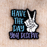 Funny Feminism Quotes Enamel Pin - Silly Goose Brooch