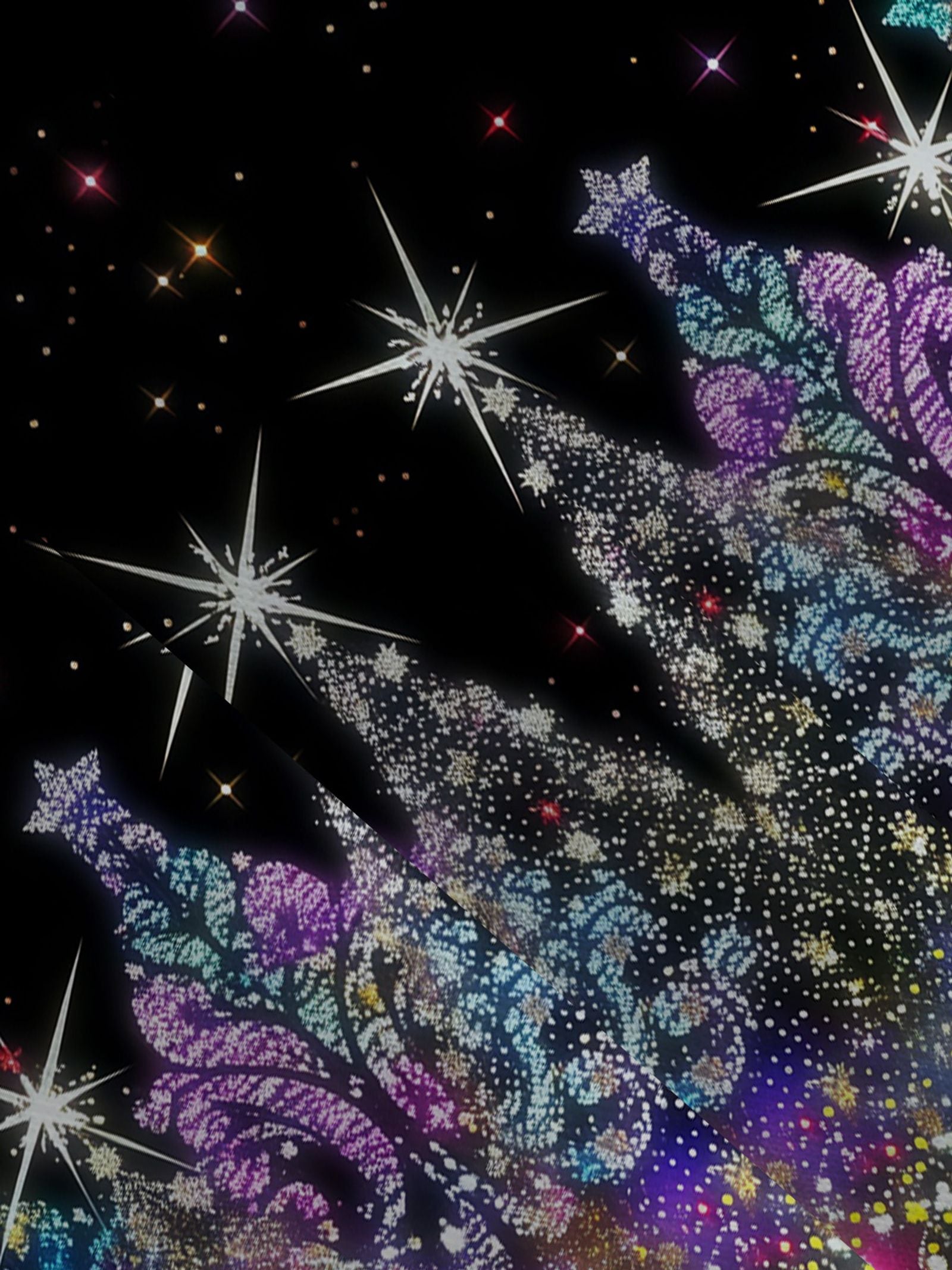 2025 Christmas Tree Print A-Line Dress for Women