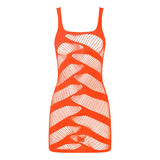 Sexy Women's Bodycon Mini Dress with Scoop Neck