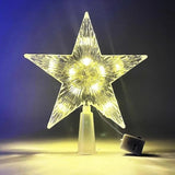 15cm Warm White LED Christmas Tree Star Decoration