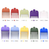 10PCS Hair Clipper Limit Comb Guide Attachment Set