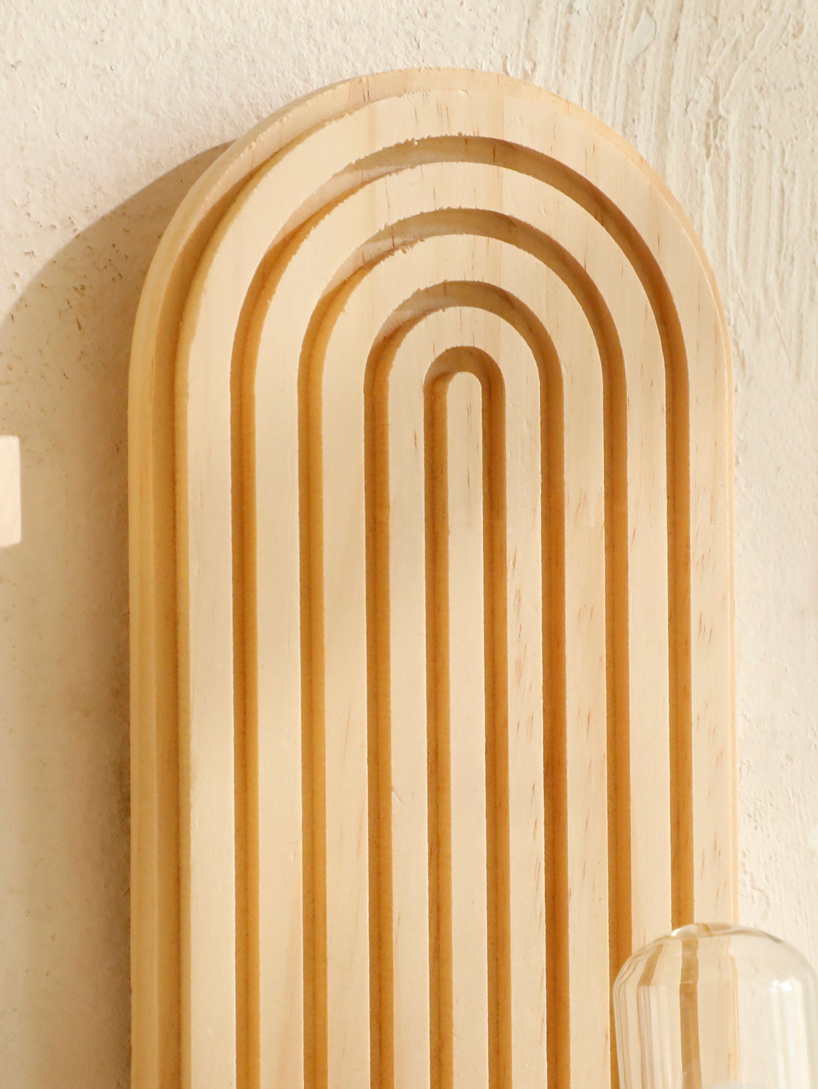 Boho Style Wooden Geometric Wall Shelves