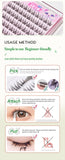 DIY Clusters Eyelash Self-Adhesive Natural Soft Lashes