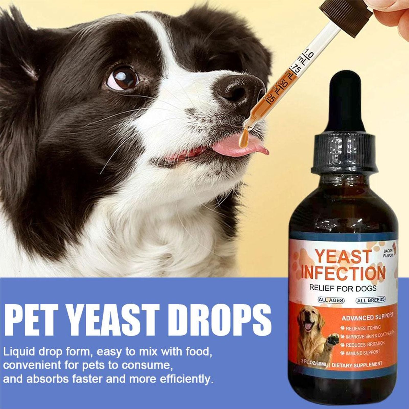 60ML Gentle Care Supplement for Healthy Coat and Skin in Dogs