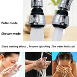 360 Rotatable Bubbler Faucet Extender for Kitchen & Bathroom