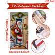 Christmas Santa Claus Photography Backdrop for Family Portraits