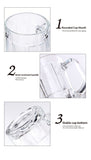 Clear Thickened Glass Beer Mug – Heavy Duty Drinking Cup