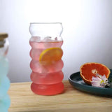 300ML Vintage Glass Coffee Mug - Heat-Resistant