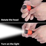 LED Micro Pocket Flashlight - USB Rechargeable & Waterproof