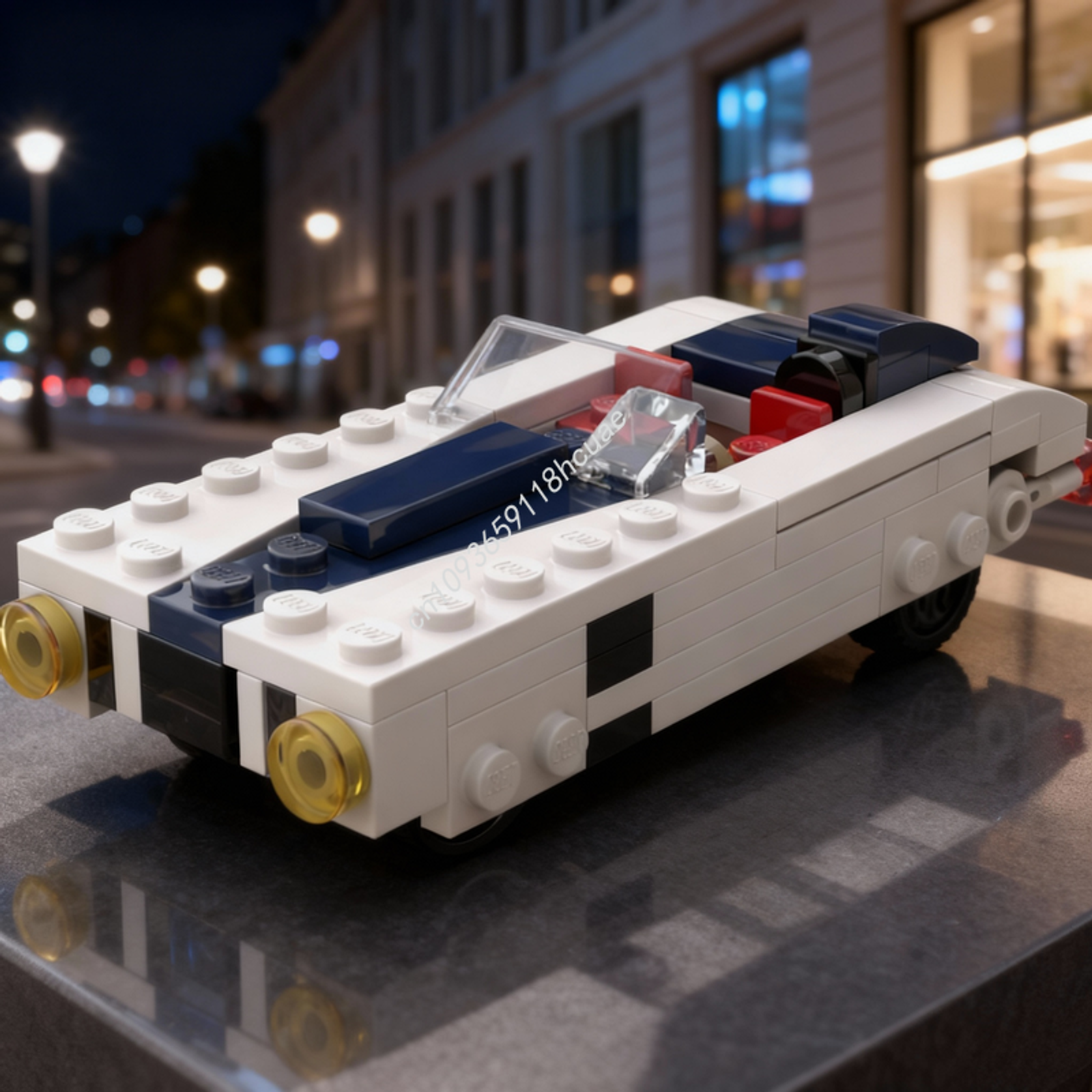 103pcs Cadillac Series Le Monstre Building Blocks Set