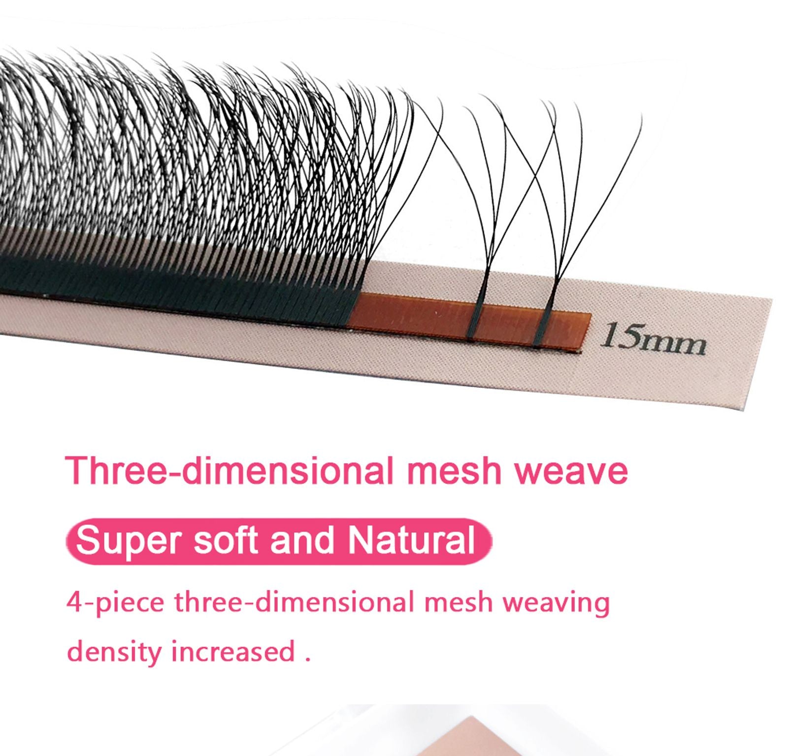 Goddess 4D W Shape Eyelash Extensions - Handmade Volume Lashes