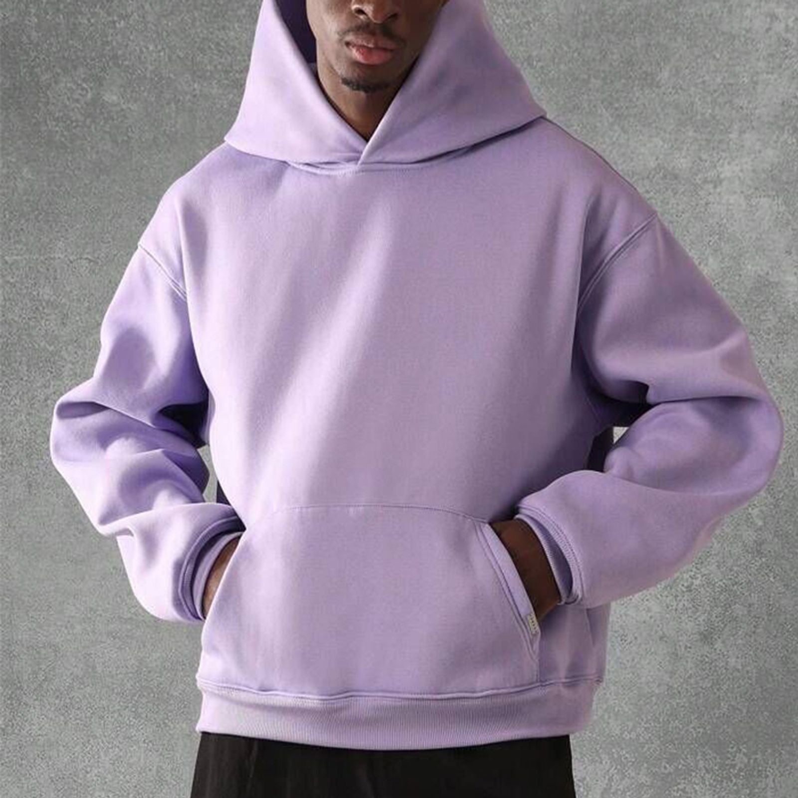 Men's Casual Hooded Sweatshirt - Streetwear Pullover