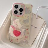 Korean Cute Cartoon Kawaii Kitten Grip Tok Phone Holder