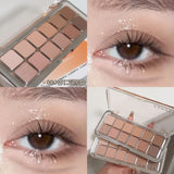 12-Color Matte Eyeshadow Palette in Tea Apricot